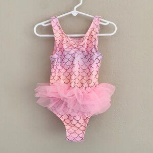 Mermaid Tutu Swimsuit • 4T
